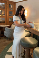 Rhoswen | Azure Collar Dress