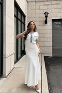 Rhoswen | Azure Collar Dress